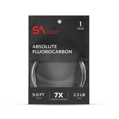 Scientific Anglers Absolute Fluorocarbon Leader 9'