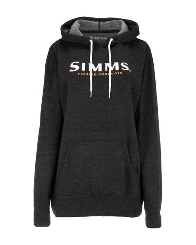 Wms Simms Logo Hoody Charcoal M - Image 2