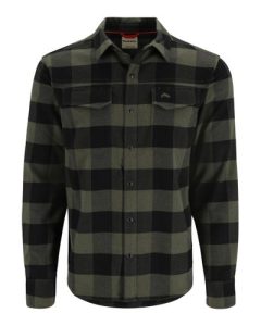 Simms Gallatin Flannel Shirt Loden Buffalo