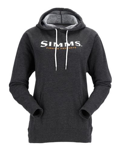Wms Simms Logo Hoody Charcoal M