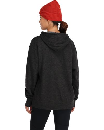 Wms Simms Logo Hoody Charcoal M - Image 4