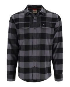 Simms Gallatin Flannel Shirt Slate Buffalo