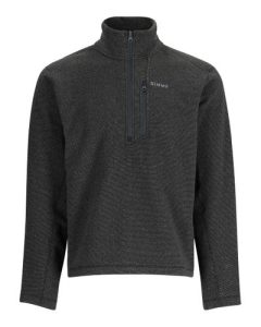 Rivershed Half Zip  Black Heather