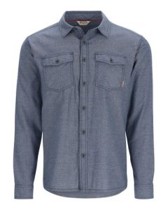 Simms Shoal Flannel Shirt Midnight