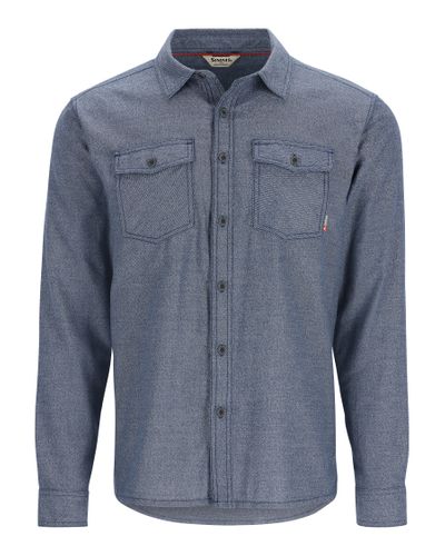 Simms Shoal Flannel Shirt Midnight