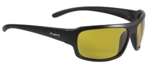 Aqua Pike Matt Black/PL Yellow Lens