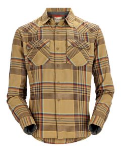 Simms Santee Flannel Camel/Navy/Clay Neo